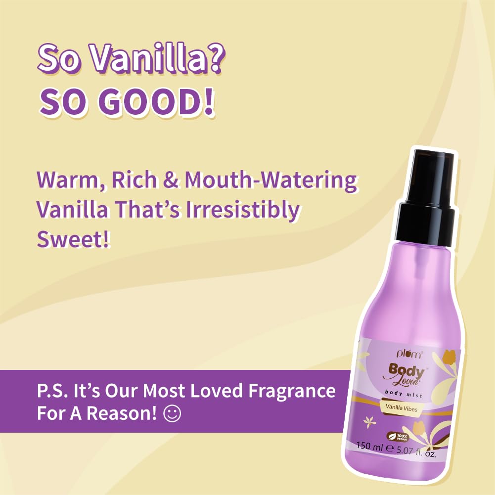 Plum Bodylovin Vanilla Vibes Body Mist 150 MILLI_LITRE
