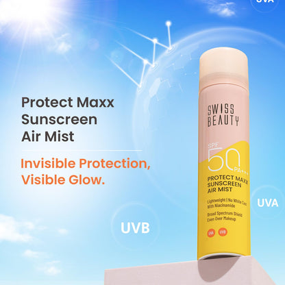 SWISS BEAUTY PROTECT MAXX SUNSCREEN AIR MIST SPF 50 PA+++ 80 ml