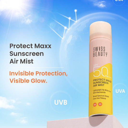 SWISS BEAUTY PROTECT MAXX SUNSCREEN AIR MIST SPF 50 PA+++ 80 ml