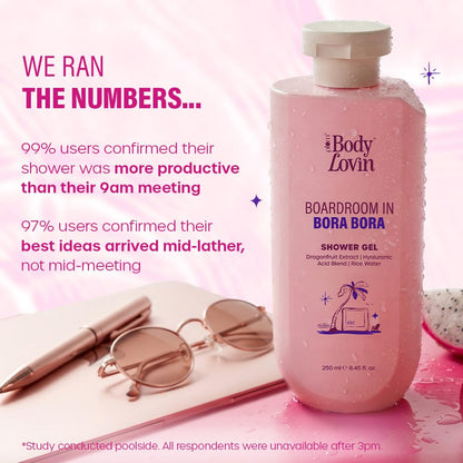 PLUM BODY LOVIN BOARDOOM IN BORA BORA SHOWER GEL