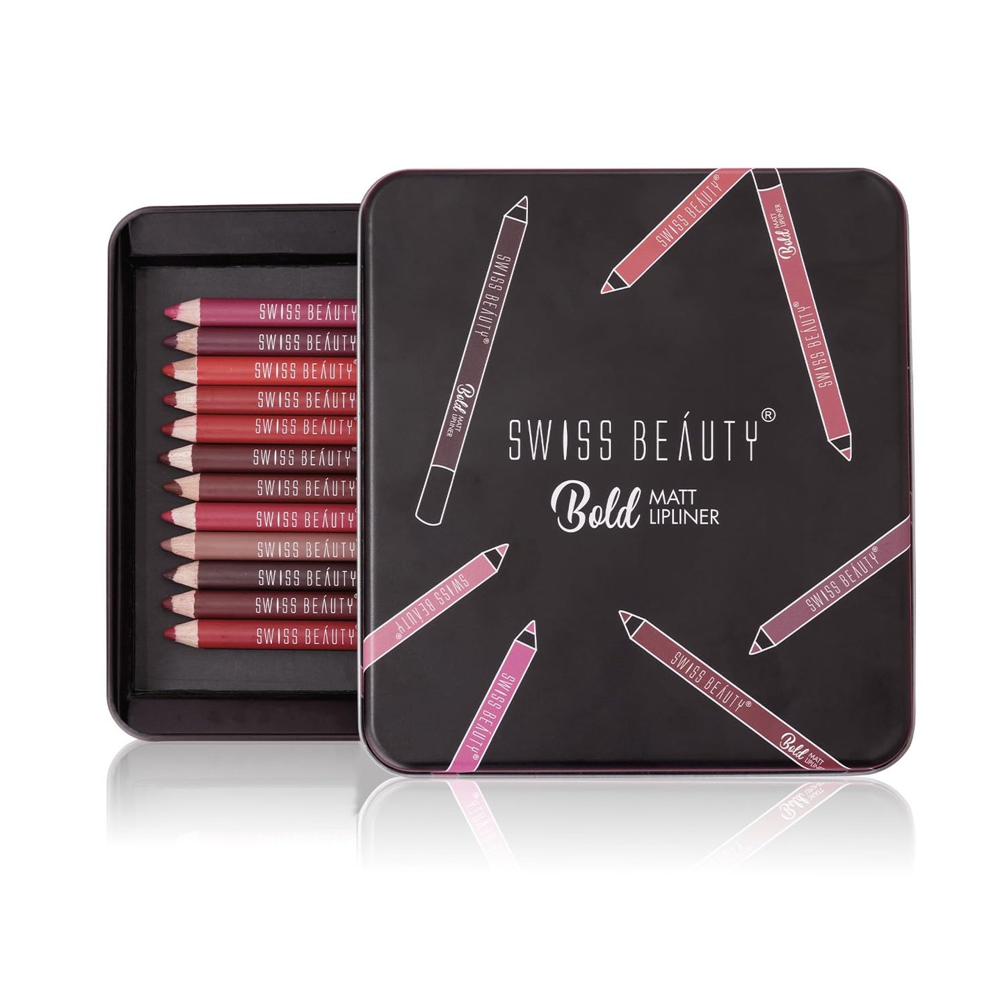 Swiss Beauty Bold Matt Lip Liner - Multicolour