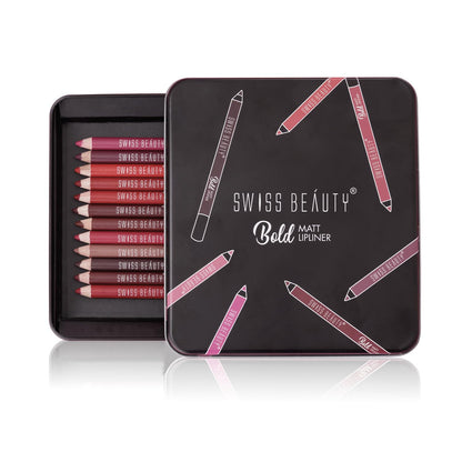Swiss Beauty Bold Matt Lip Liner - Multicolour