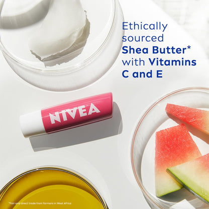 Nivea Watermelon Shine Caring Lip Balm 4.8 GRAM