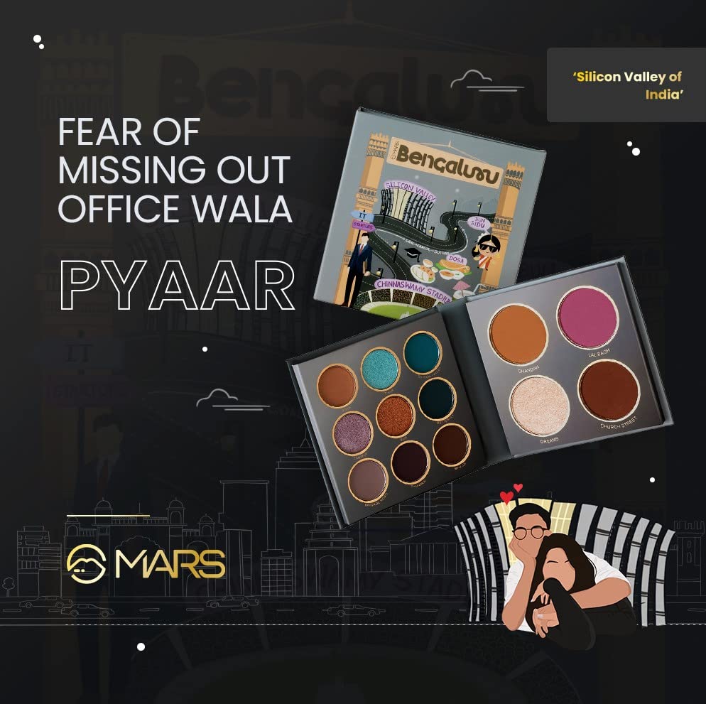 MARS Ahmedabad THE CITY PARADISE Makeup Kit-Multicolor 16 GRAM