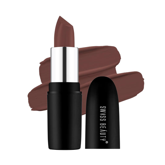 SWISS BEAUTY Matte Lipstick- Expresso 3.8 GRAM
