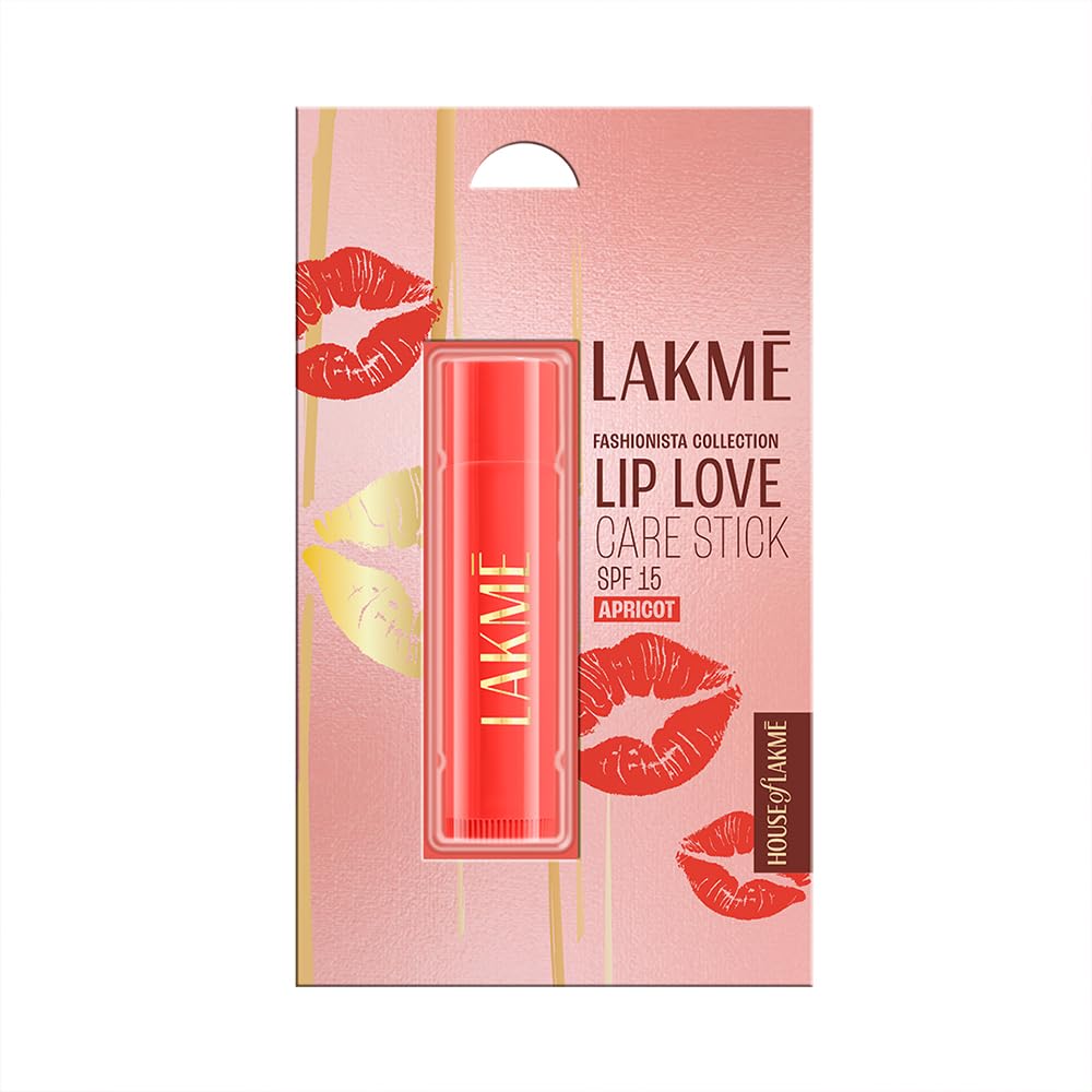 LAKME APRICOT LIP LOVE CARE STICK SPF 15 4.5 g