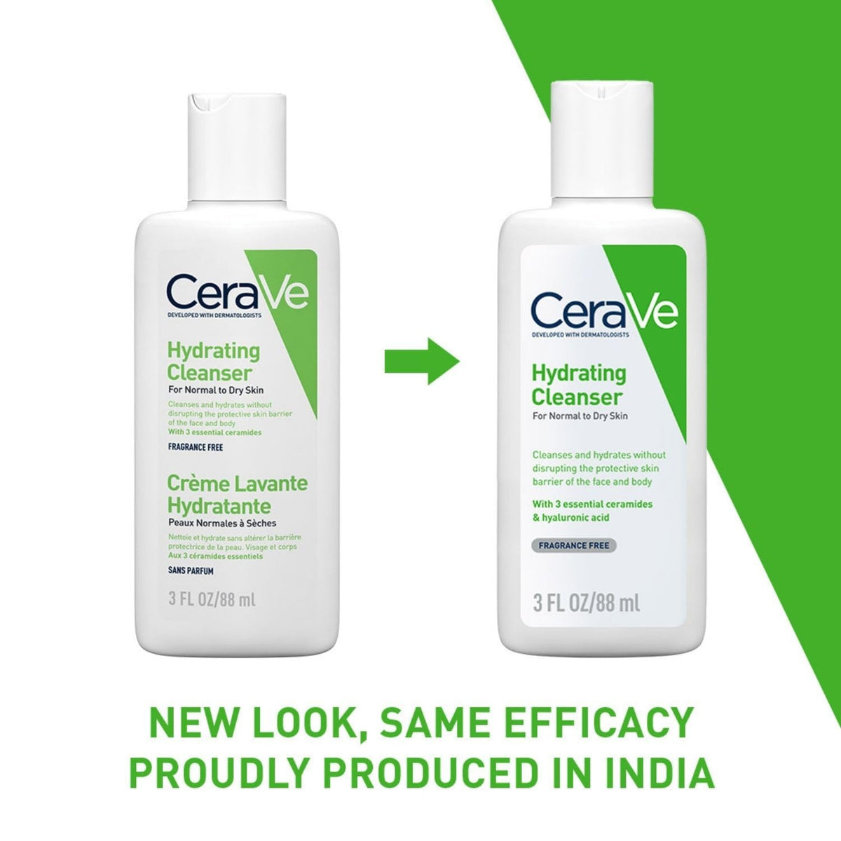 Cerave Fragrance Free Hydrating Cleanser For Normal To Dry Skin 88 ml