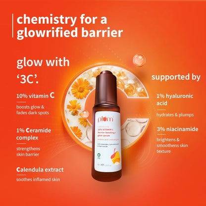 plum calendula & 10% VITAMIN C barrier boosting + glow serum 30 MILLI_LITRE