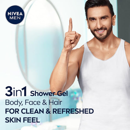 Nivea Deep Impact 3-In-1 Men Shower Gel 250 ml
