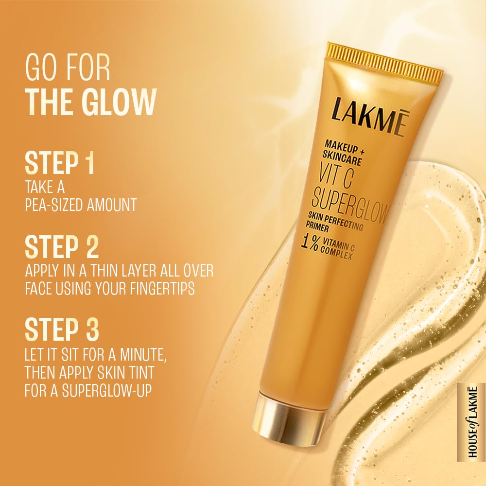 LAKME VIT C SUPERGLOW SKIN PERFECTING PRIMER - Transparent 30 g