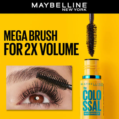 Maybelline New York Volume Express Colossal Masacara, Waterproof Yellow 10 MILLI_LITRE