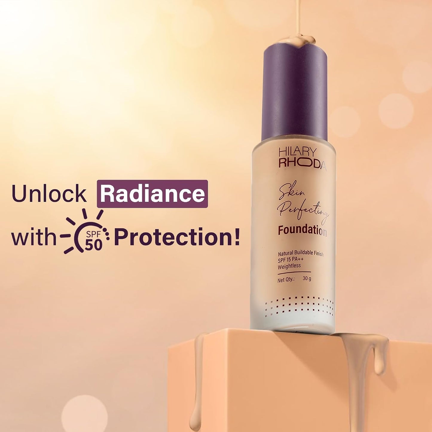 HILARY RHODA SKIN PERFECTING SPF 15PA++ 03 BUFF BEIGE