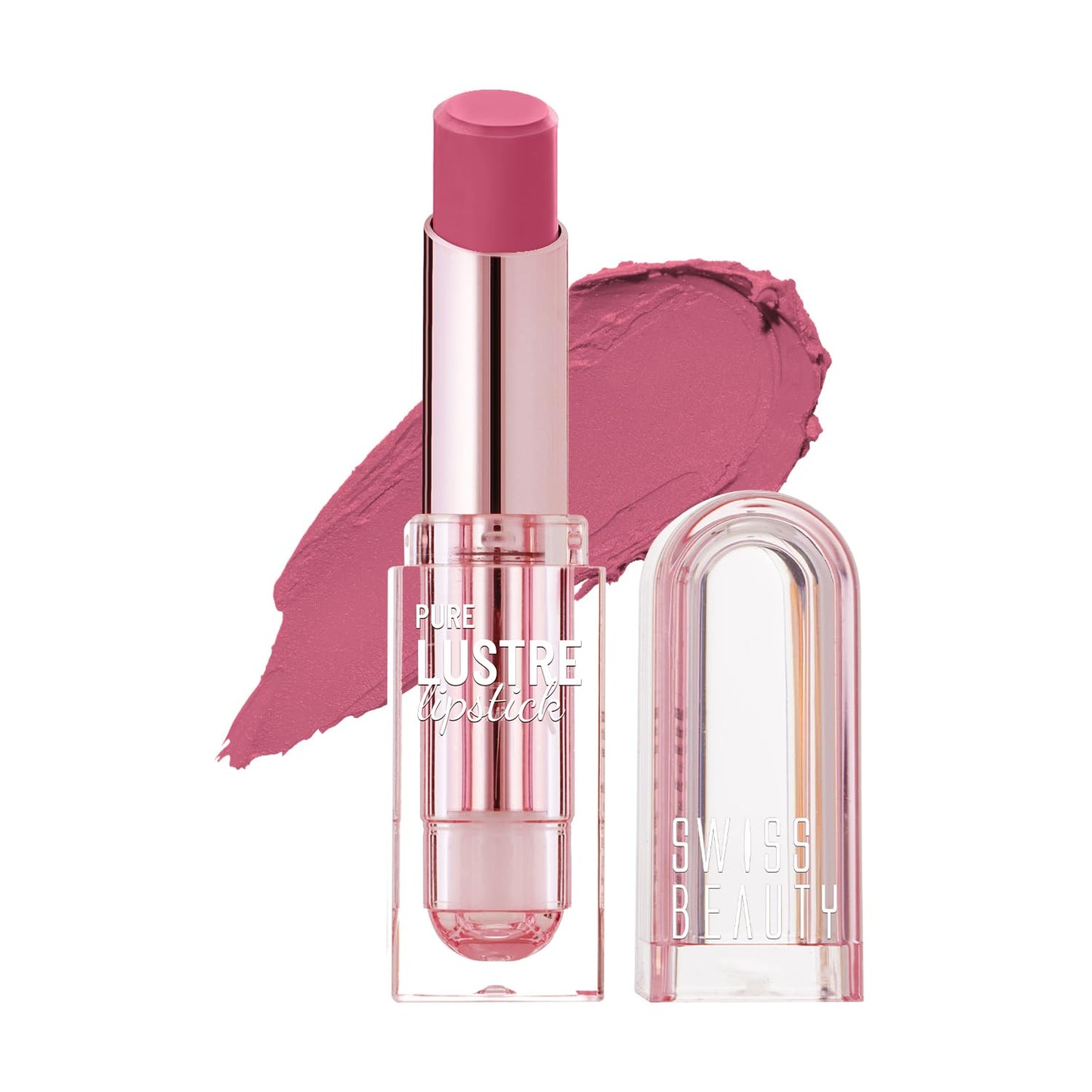 SWISS BEAUTY PURE LUSTRE Lipstick - Silk Pink 3.8 g