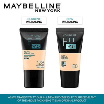 Maybelline New York Fit Me Matte+Poreless Liquid Foundation - 220 Natural Beige 18 MILLI_LITRE
