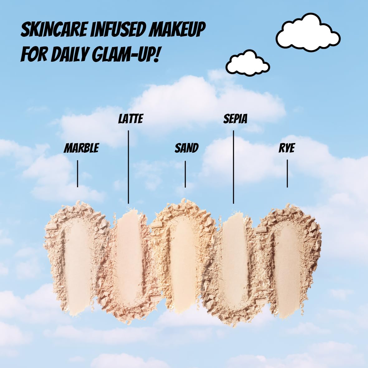 RENEE EVERYDAY COMPACT FULL COVERAGE MATTE FINISH - Rye 8 g