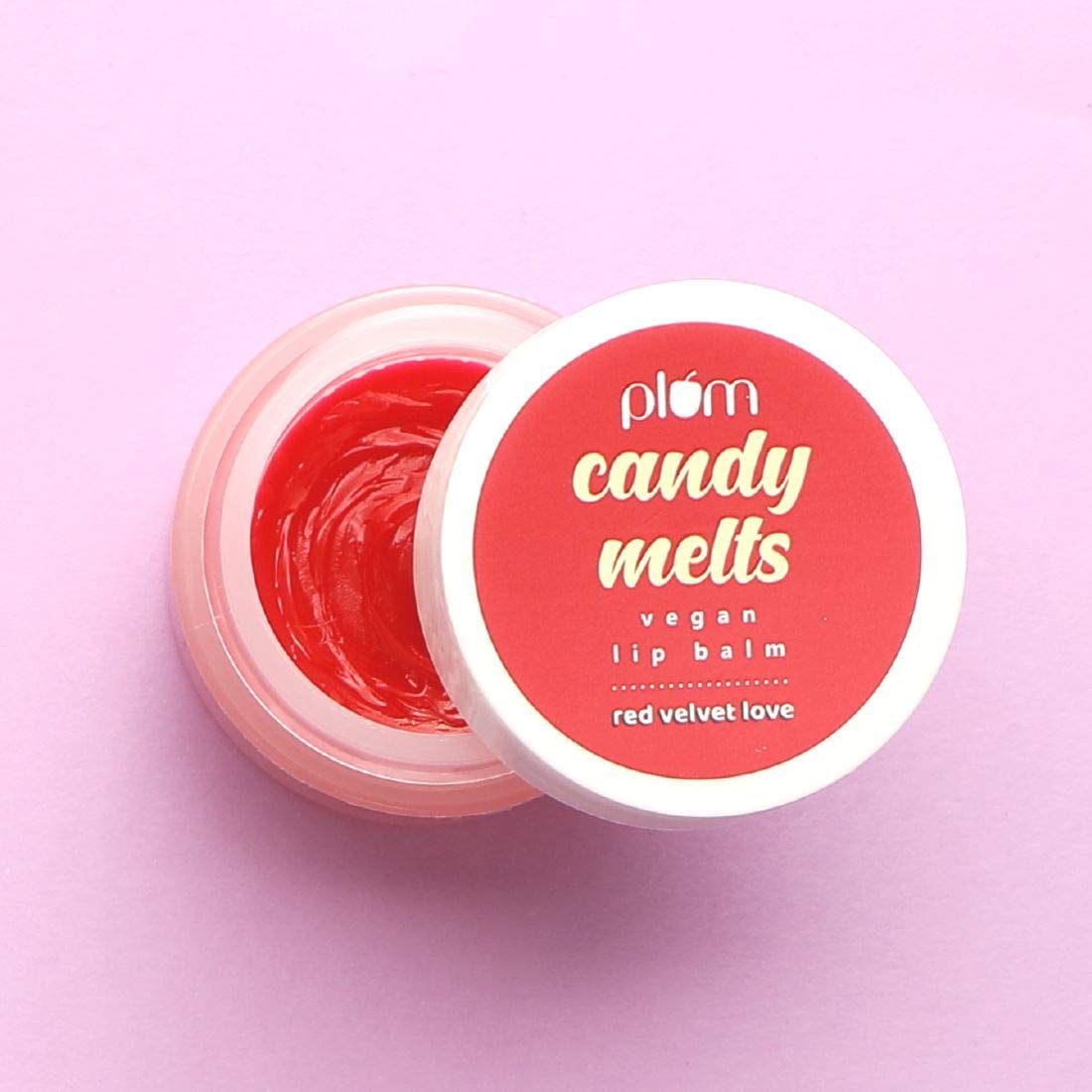 Plum Candy Melts Red Velvet Love Vegan Lip Balm 12 GRAM