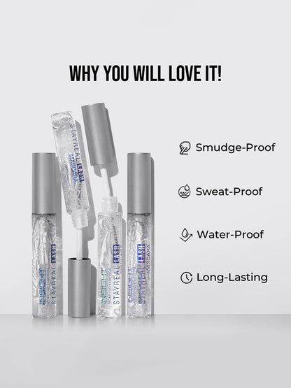 INSIGHT COSMETICS STAY REAL LASH MASCARA (TRANSPARENT) 10 g