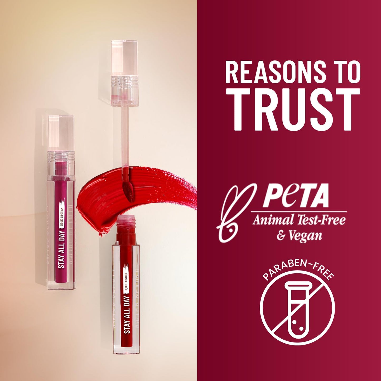 SWISS BEAUTY Stay On Matte LIQUID LIPSTICK - 06 Mauve It 2 GRAM