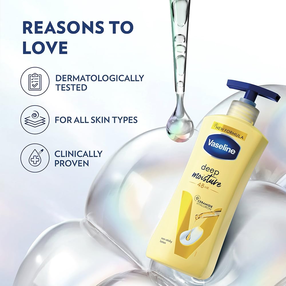 Vaseline Intensive Care Deep Moisture Serum In Lotion 400 ml