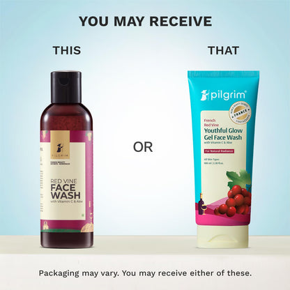 Pilgrim Red Vine Vitamin C & Aloe Face Wash 100 MILLI_LITRE