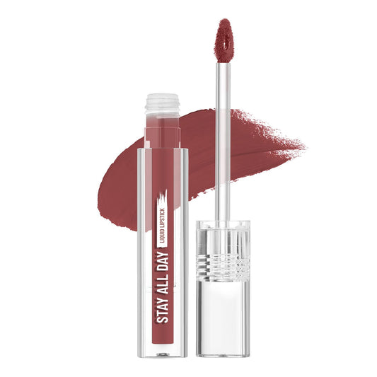 SWISS BEAUTY Stay On Matte LIQUID LIPSTICK - 10 Earthy Brown 2 GRAM