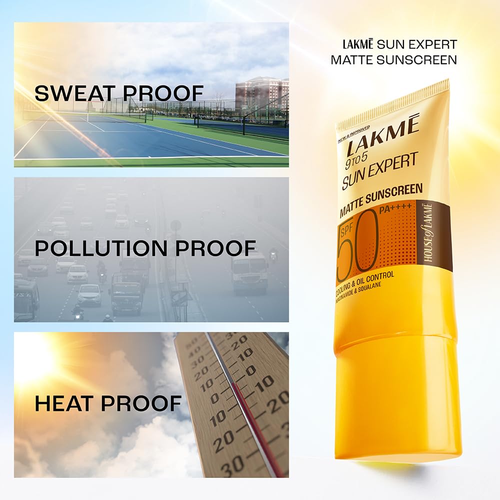 LAKME 9to5 SUN EXPERT MATTE SUNSCREEN SPF50PA++++
