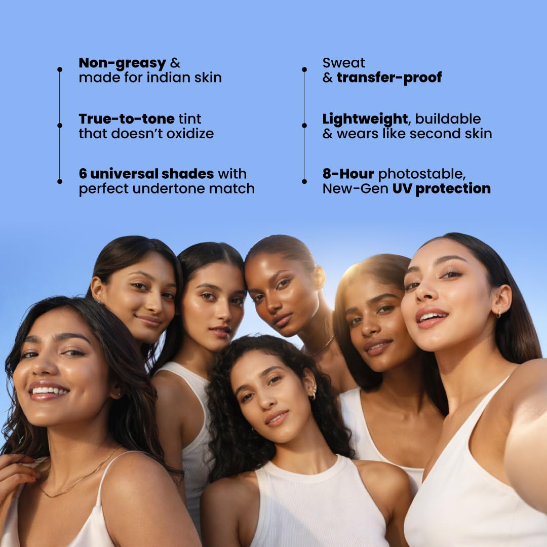 FOXTALE Perfect Match TINTED FLUID SUNSCREEN - 1 NUDE