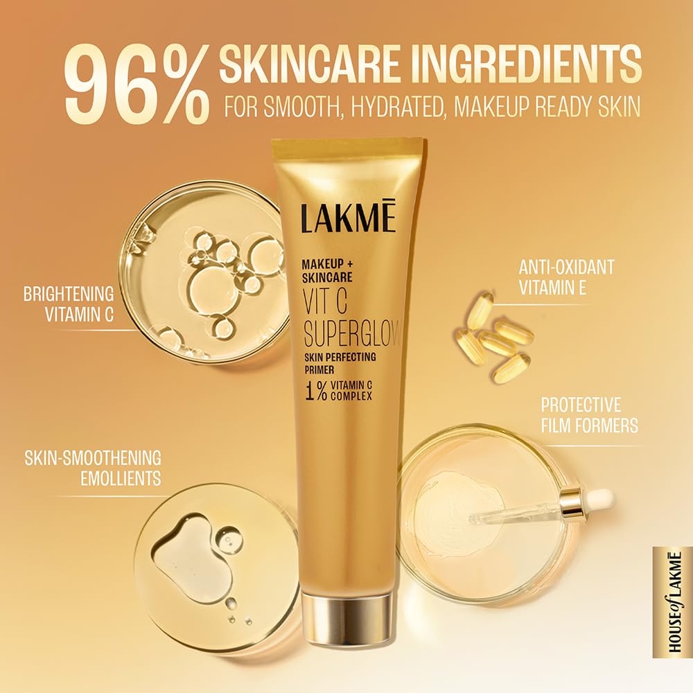 LAKME VIT C SUPERGLOW SKIN PERFECTING PRIMER - Transparent 30 g