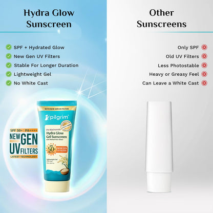 pilgrim 5% Vitamin C Brightening Ultra Light Gel Sunscreen 50 MILLI_LITRE