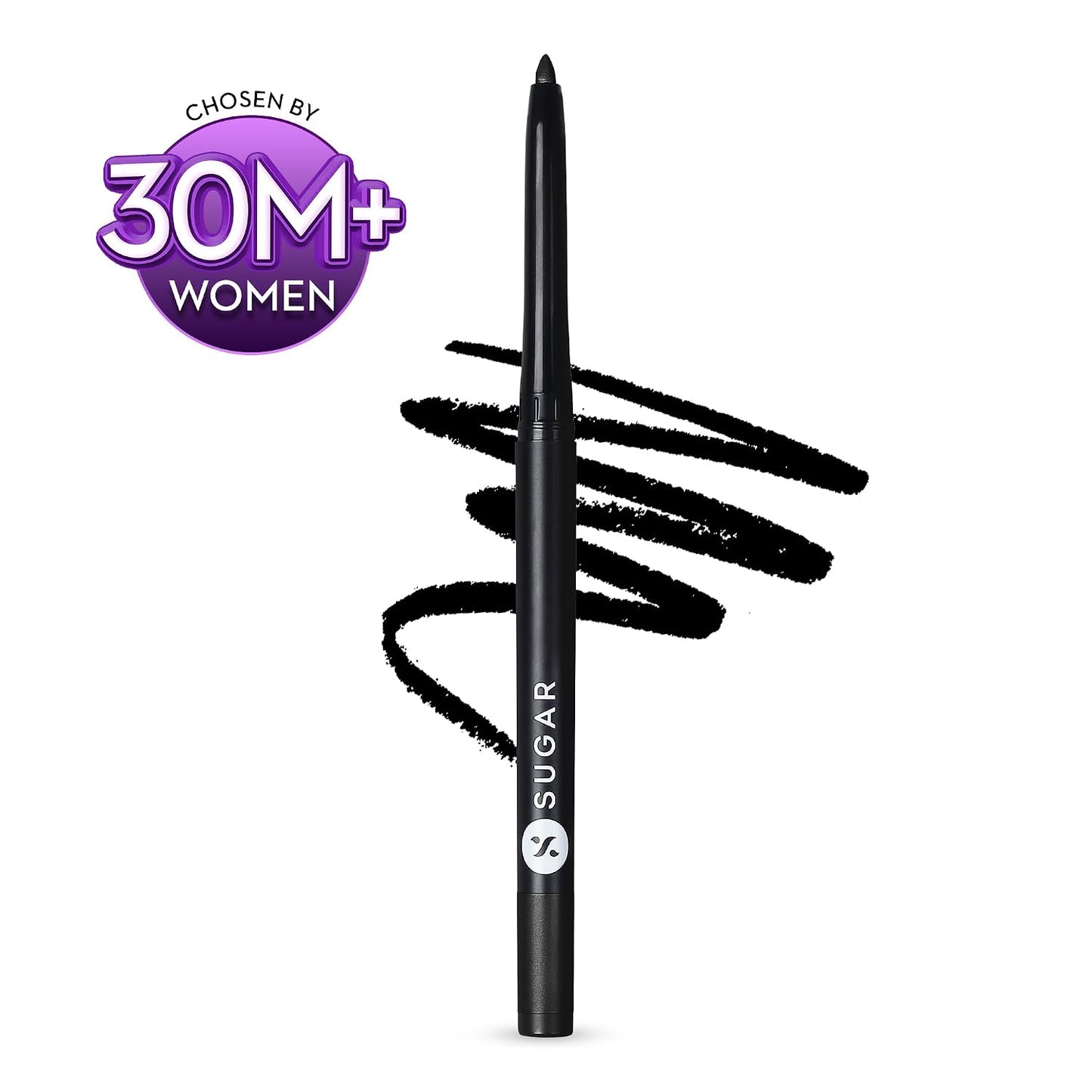 Sugar Cosmetics Kohl Of Honour Intense Long Stay Kajal, Waterproof,Smudge & Transfer-Resistant 01 Black Out 0.30000001192092896 GRAM