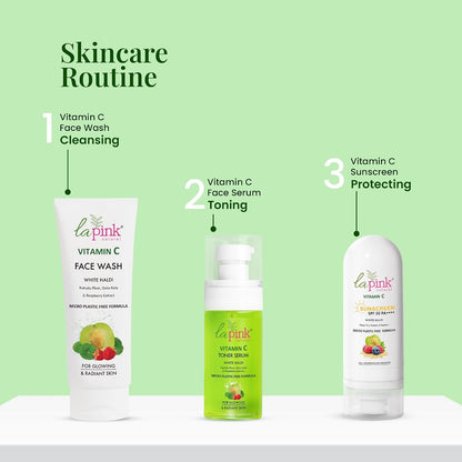 La Pink Vitamin C Spf 50 Pa++++ White Haldi Sunscreen 50 g