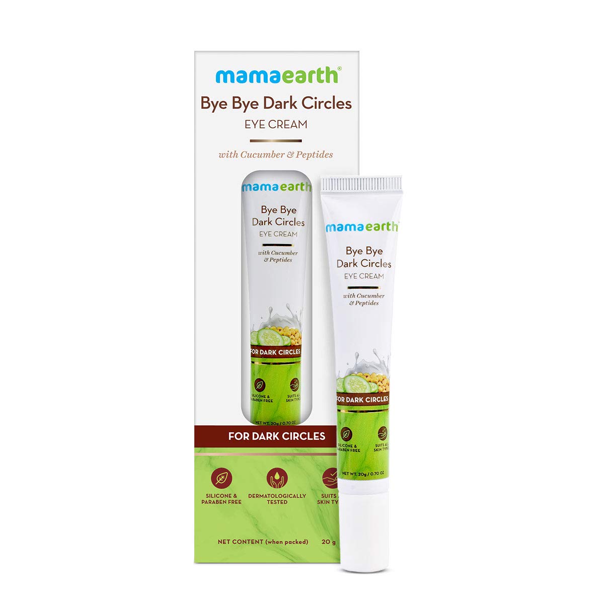 Mamaearth Bye Dark Circles Eye Cream 20 g