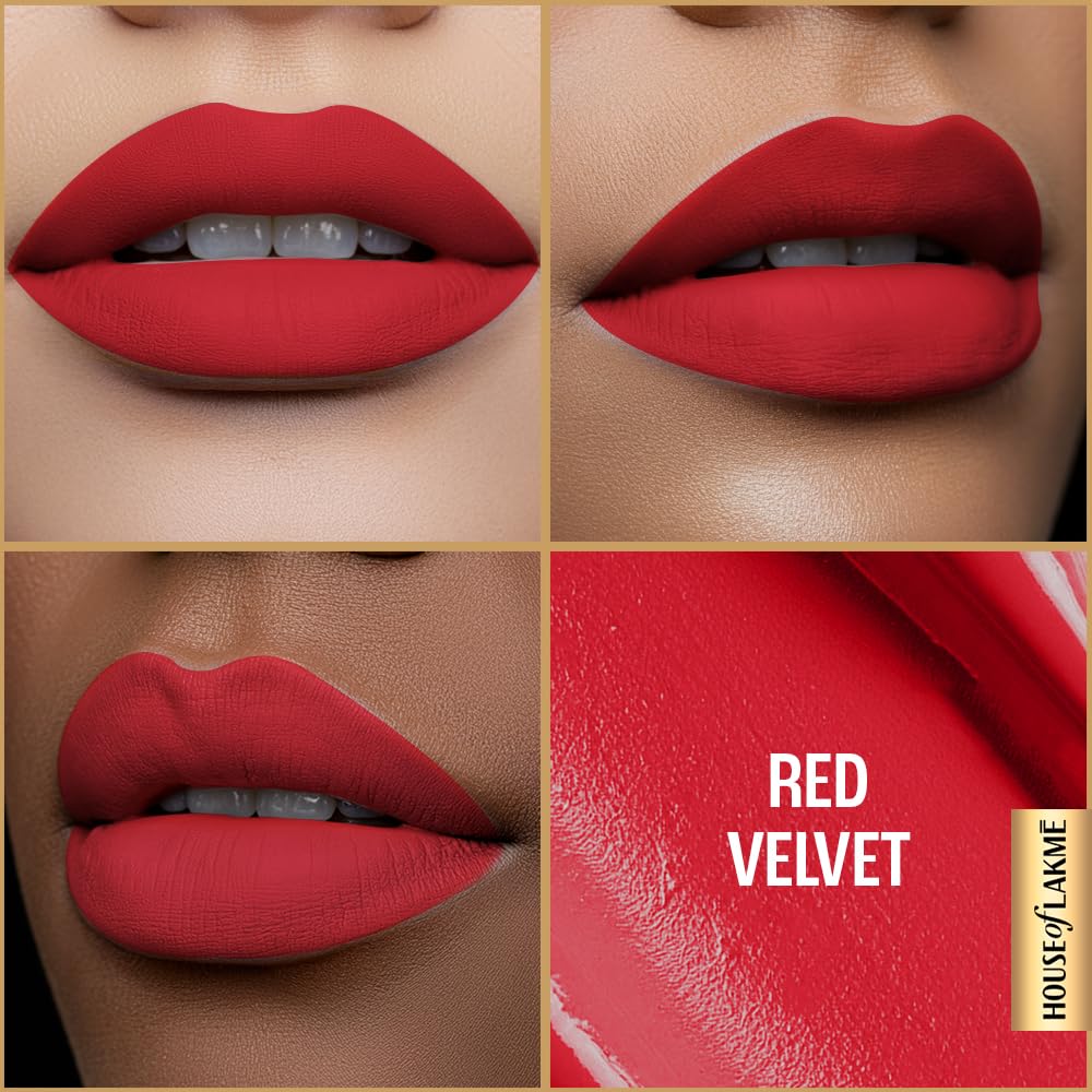 LAKME ULTIMATE GLAM LIQUID LIPSTICK - L2 RED VELVET 4.2 ml