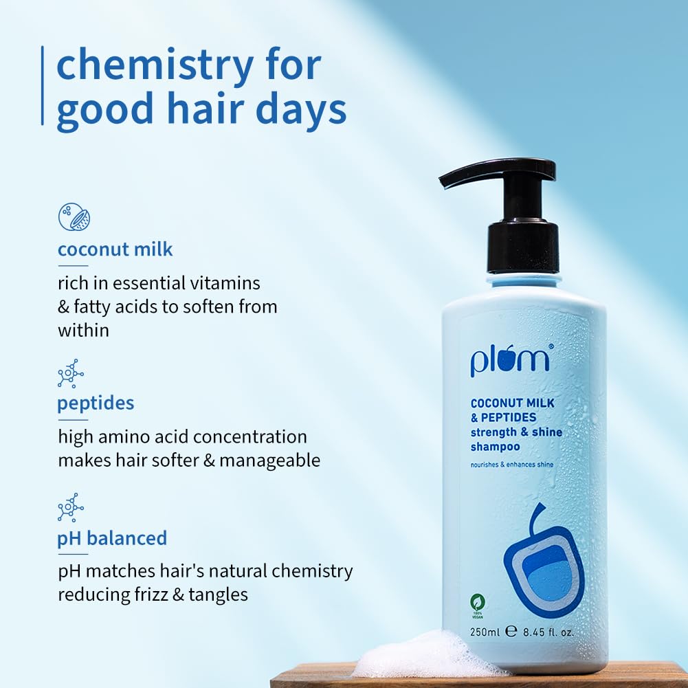 Plum Coconut Milk & Peptides Strength & Shine Shampoo 250 MILLI_LITRE