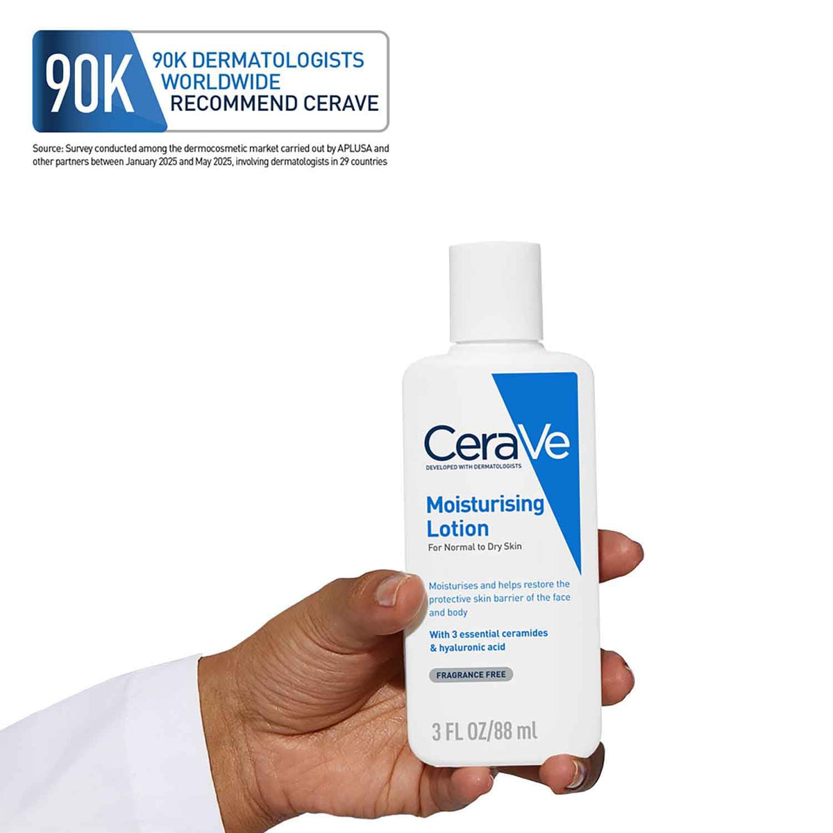 Cerave Fragrance Free Moisturising Lotion For Dry To Very Dry Skin 88 ml