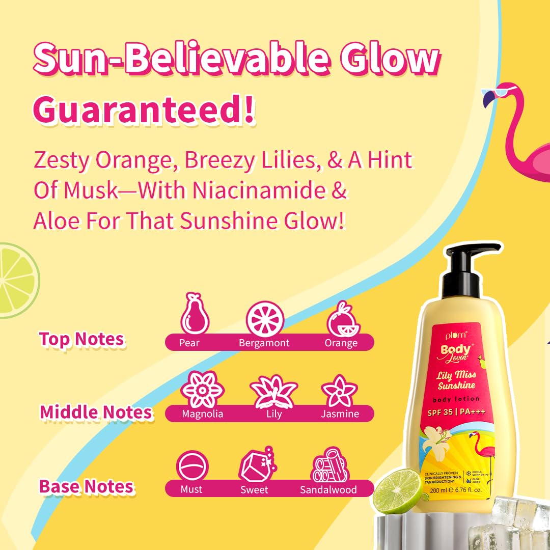 Plum Body Lovin Lily Miss Sunshine Spf 35 Pa+++ Body Lotion 200 MILLI_LITRE