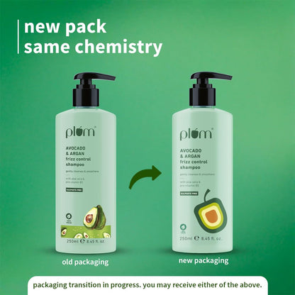 Plum Avocado & Argan Frizz Control Shampoo 250 MILLI_LITRE