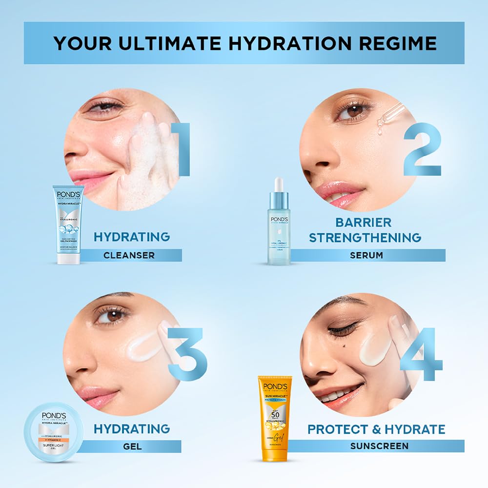 PONDS Hydra Miracle Super Light Gel Moisturiser - 50ml