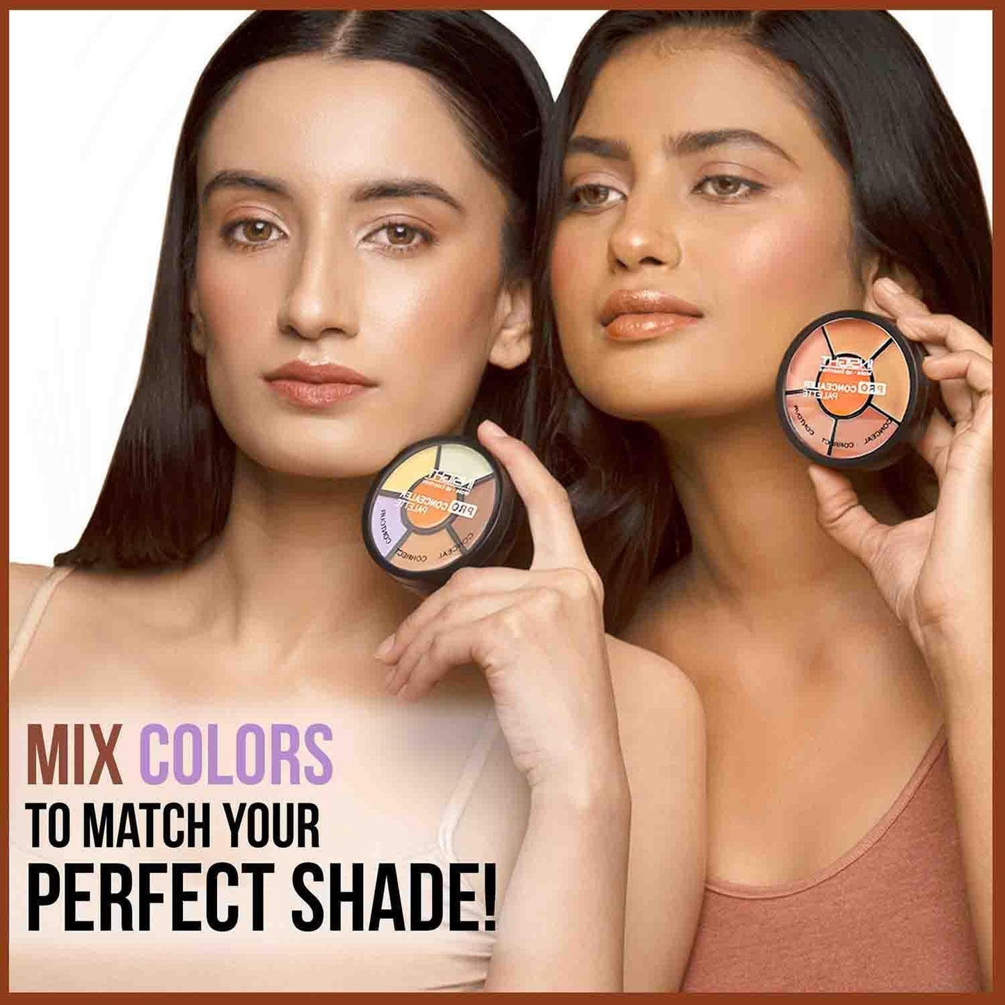 Insight Cosmetics Pro Concealer Palette - Evens Out Skin Tones - Multicolor 15 g