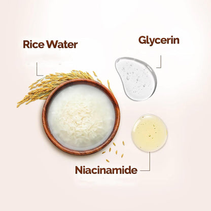 Mamaearth Rice Water & Niacinamide For Glass Skin Face Wash 100 ml