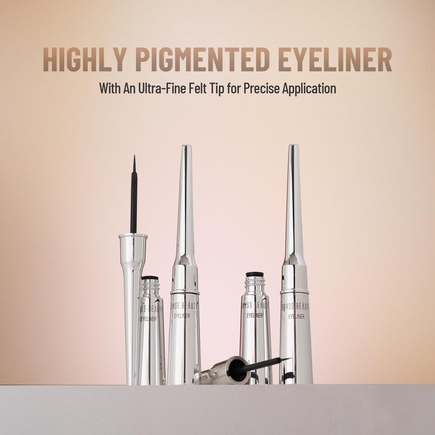 SWISS BEAUTY LIQUID EYELINER- Jet Black 4 ml