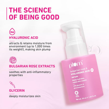 Plum 2% Hyaluronic Acid & Bulgarian Rose Serum 30 MILLI_LITRE
