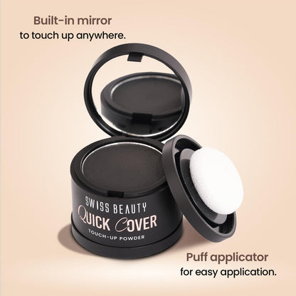 Swiss Beauty Quick Cover Touch-Up-Powder - 01 Mocha Brown 4g