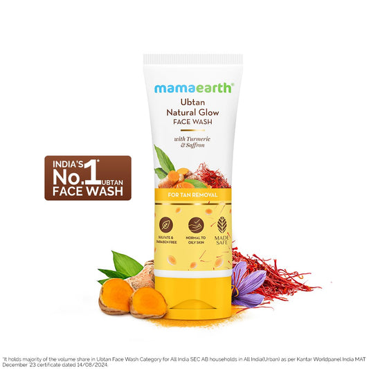 mamaearth Ubtan Tan Removal Face Wash 100 ml