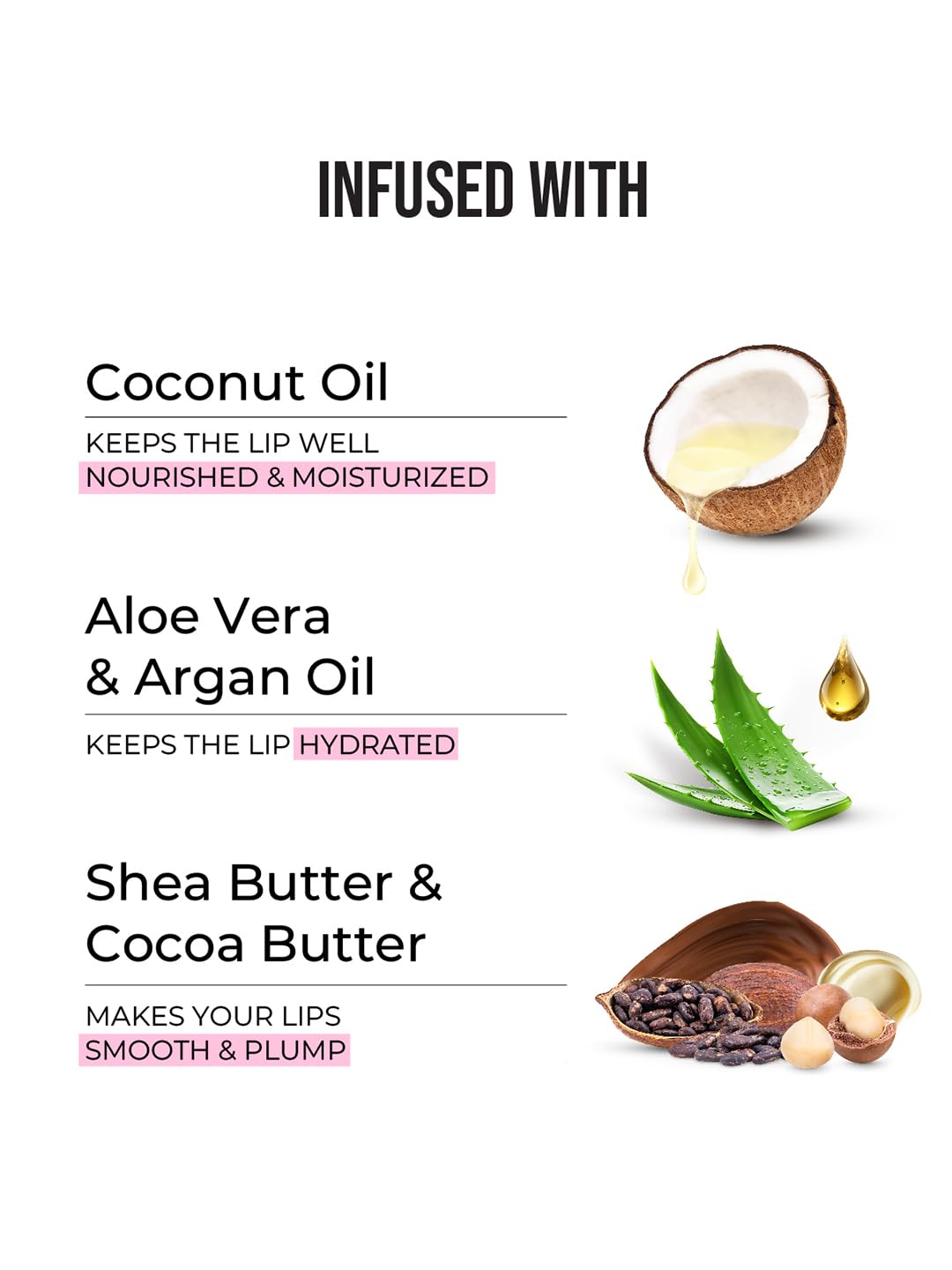 Insight Cosmetics Hydrating Tinted Lip Balm Enriched with Coconut Oil 2.5 g