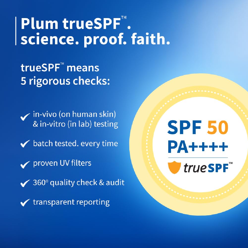Plum 2% Niacinamide & Rice Water Sunscreen Spf 50 Pa+++ 80 GRAM