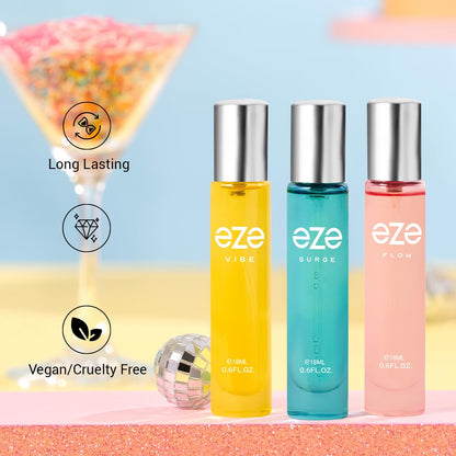 Eze Discovery Gift Set Luxury, Eau de Parfum (SURGE , NOMAD , ELETION) 18MLx3 PCS