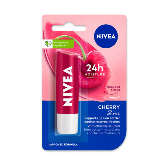 Nivea Cherry Shine Lip Balm 4.8 GRAM