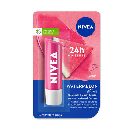 Nivea Watermelon Shine Caring Lip Balm 4.8 GRAM