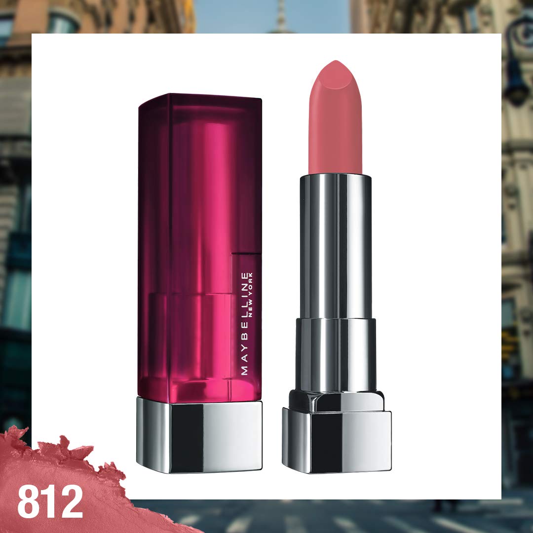 Maybelline New York Sensational Creamy Matte Lipstick Hydrating Formula - 812 MAUVE IT UP